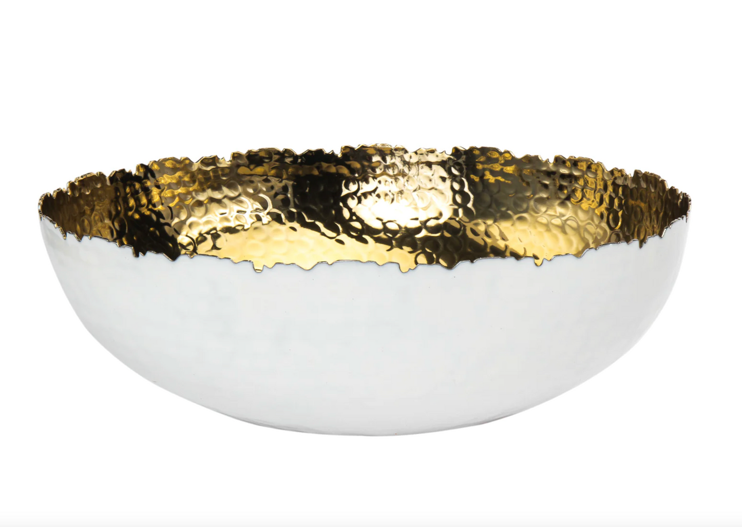 Bowl Blanco y Dorado