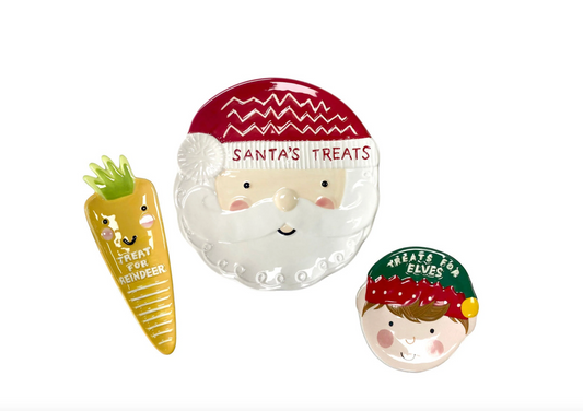 Santa Treat Trio Serving Set