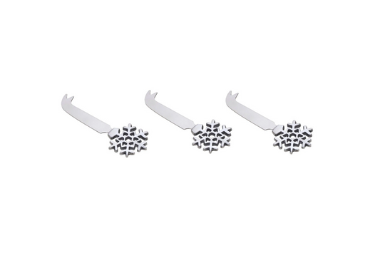 Snowflake Cheese Knife Set