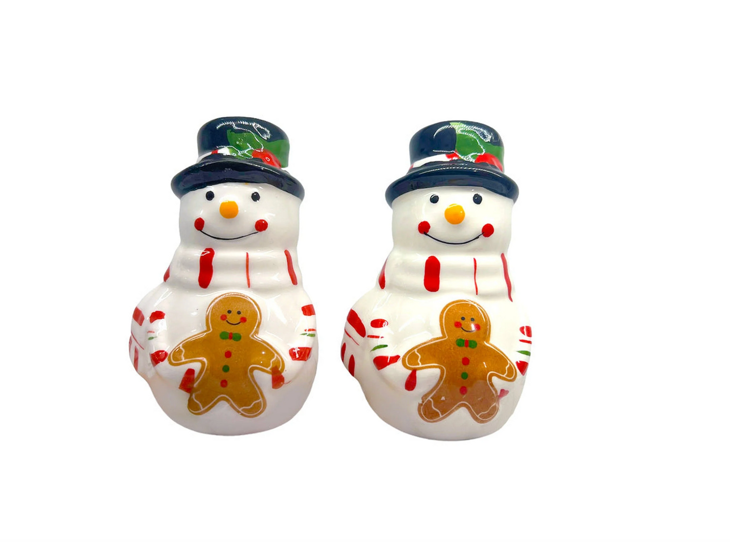 Snowman Salt And Pepper Shaker Set