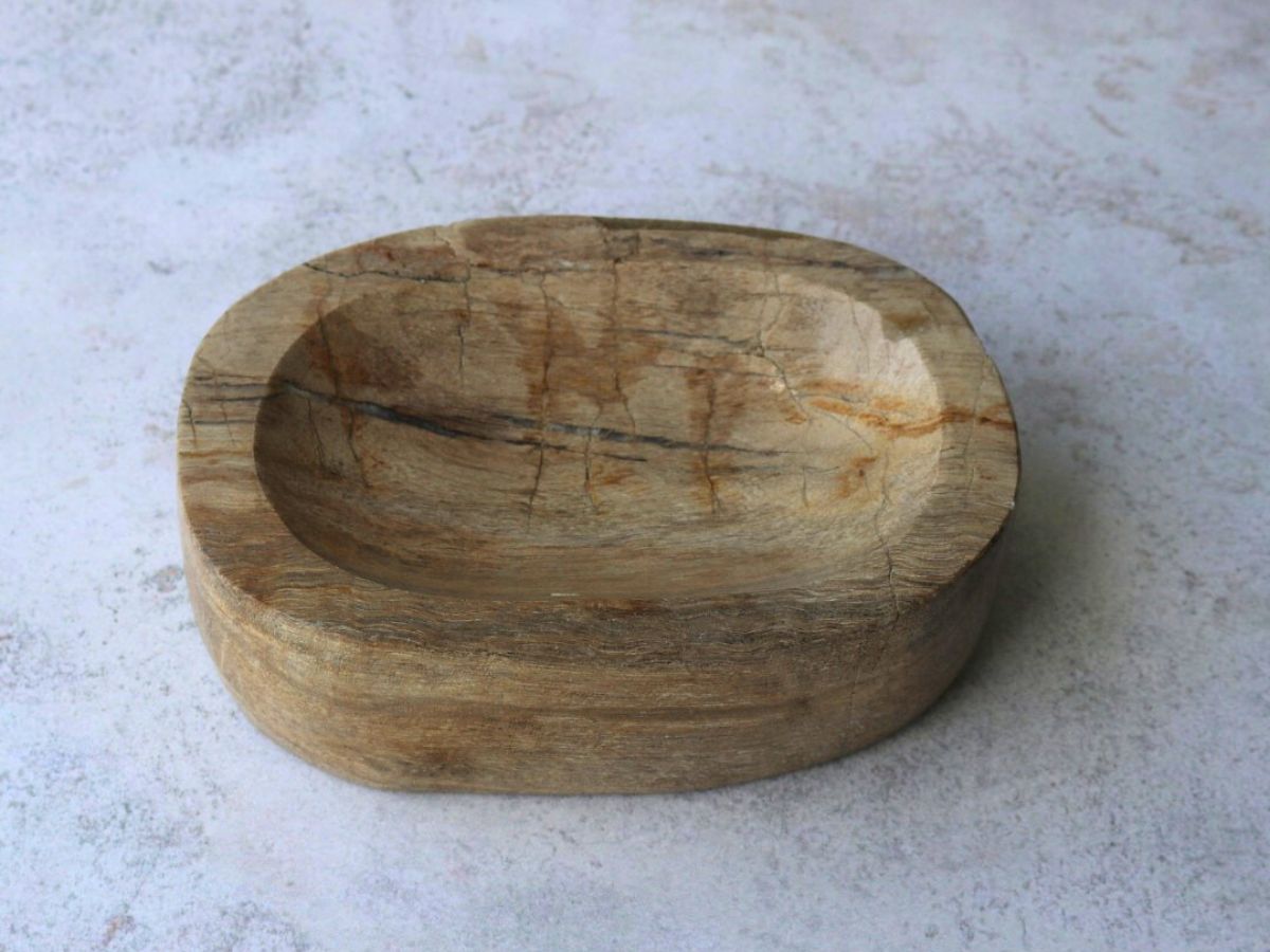 Cenicero de Madera Petrificada