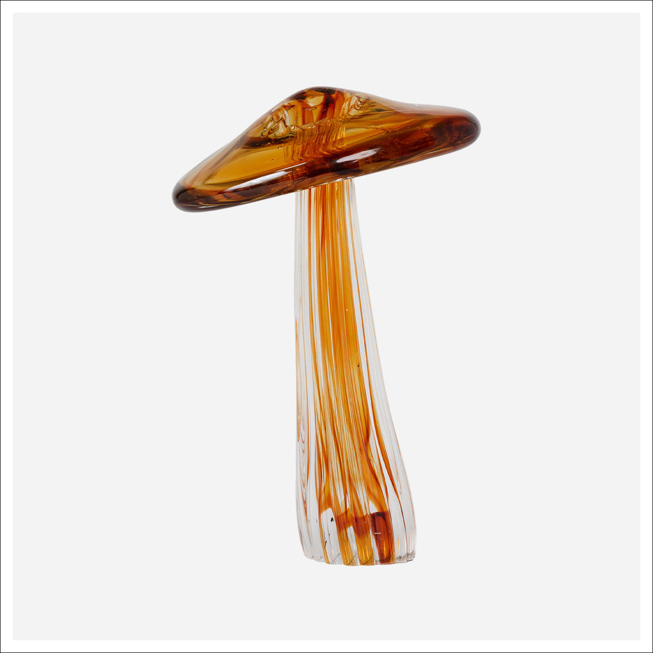 Mushroom Orange Sculpture